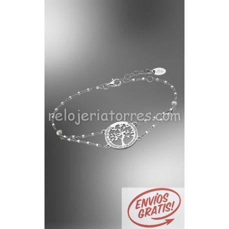 PULSERA LOTUS SILVER ARBOL DE LA VIDA LP1641/2/1