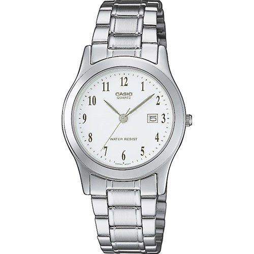 Reloj Casio acero de mujer collection clásico con números LTP-1141PA-7BEG