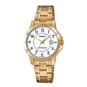 Reloj Casio dorado para mujer LTP-V004G-7BUDF
