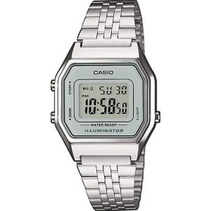 RELOJ CASIO RETRO MEDIANO PLATA LA680WEA-7EF