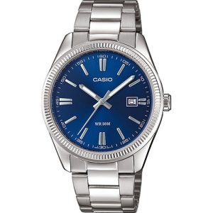 RELOJ CASIO HOMBRE – ESFERA AZUL MINIMALISTA | TIMELESS COLLECTION ORIGINAL MTP-1302PD-2AVEF