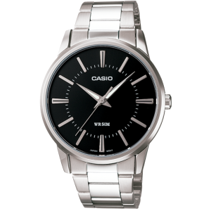 RELOJ CASIO MTP-1303PD-1AVEG PARA HOMBRE TIMELESS COLLECTION ESFERA NEGRA