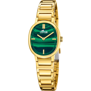 Reloj Lotus de Mujer 2GETHER Dorado esfera verde y pulsera de regalo 19013/4
