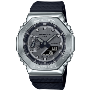 Reloj Casio G-shock Acero cepillado y caucho GM-2100-1AER