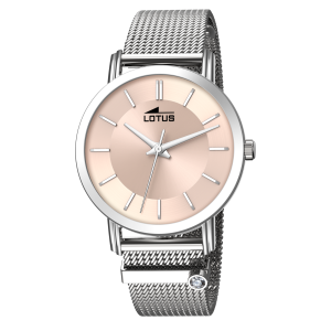 Reloj Lotus Mujer Rosa Trendy | Elegante con Malla Milanesa de Acero 18737/2