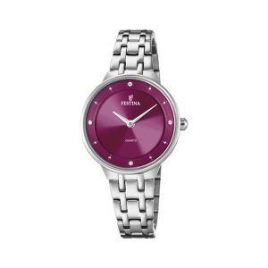 Reloj Festina Mademoiselle Mujer, Elegancia Femenina con Esfera Burdeos para un Look Elegante F20600/2