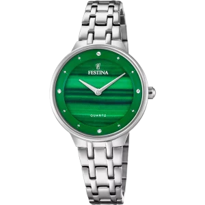 Reloj Festina Mademoiselle Mujer, Elegancia Femenina con Esfera Verde para un Look Elegante F20600/B