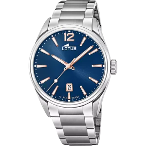 Reloj para Hombre LOTUS – Esfera Azul y Estilo Minimalista Moderno 18692/2