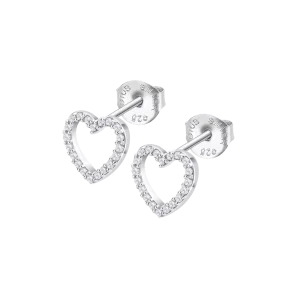 PENDIENTES CORAZÓN CIRCONITAS LOTUS SILVER LP3670/4/1 PLATA MUJER