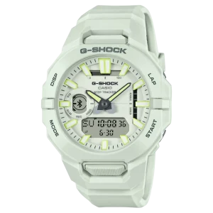 Reloj Casio G-Shock Blanco roto, Bluetooth, pasos, compatible con Strava. GBA-950-7AER